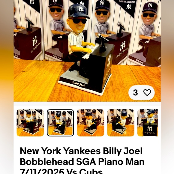 New York Yankees Billy Joel Bobblehead